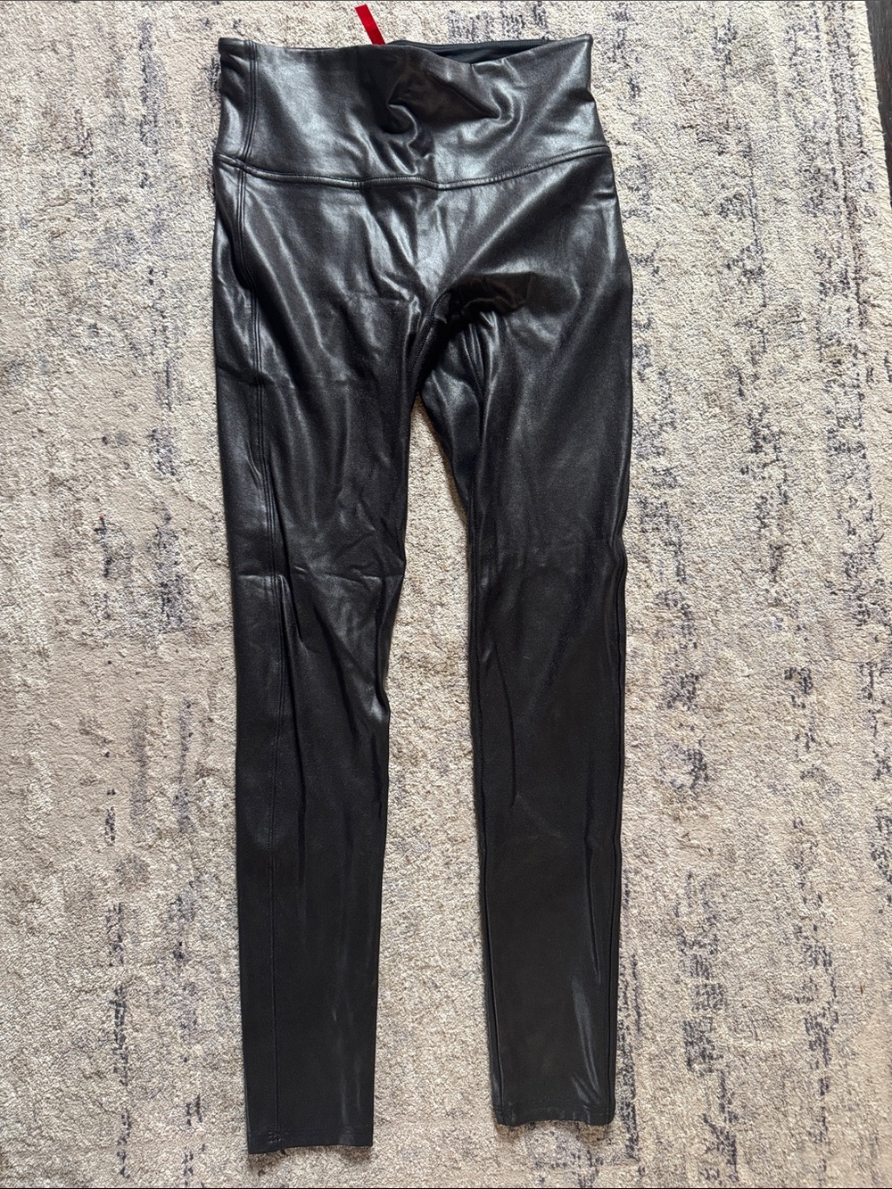Spanx High-Waist Black Faux Leather Women’s Leggings